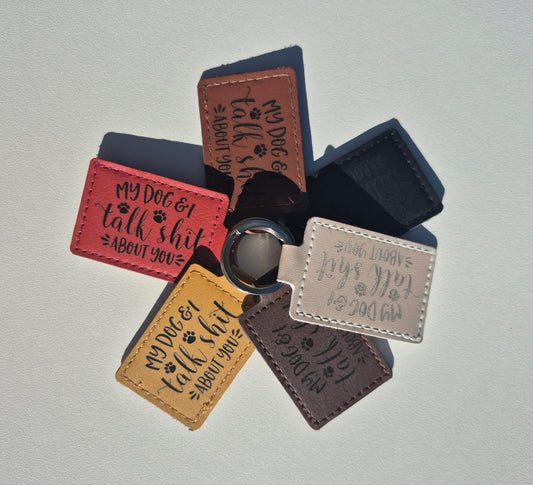 Leather Key Fob - Colored