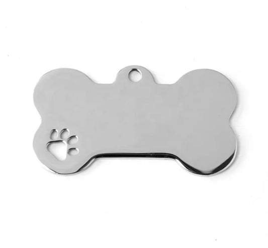 Bone Shaped Dog ID Tag