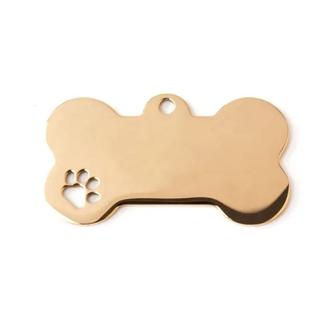 Bone Shaped Dog ID Tag