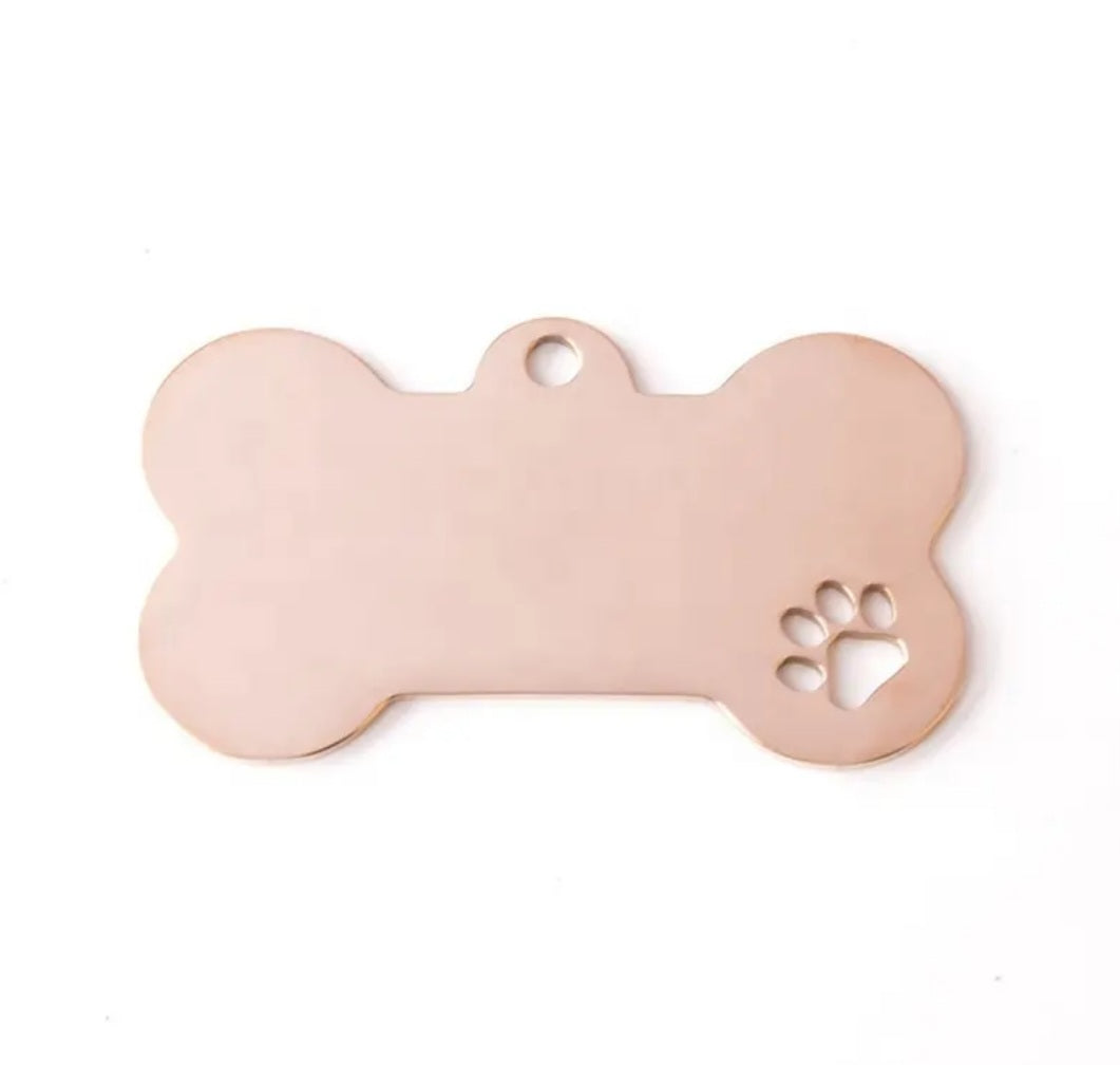 Bone Shaped Dog ID Tag