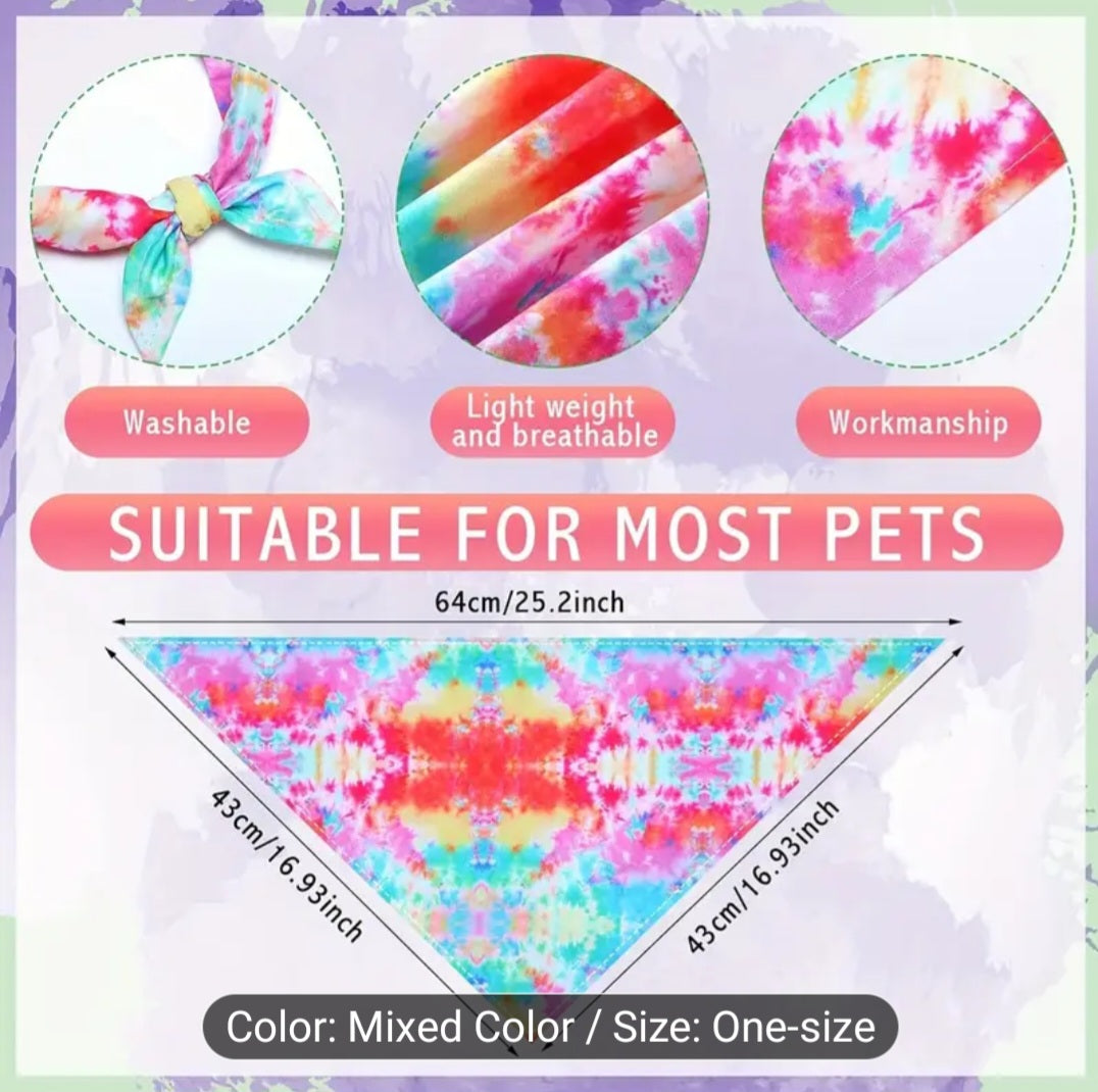 Tye-Dye Bandanas
