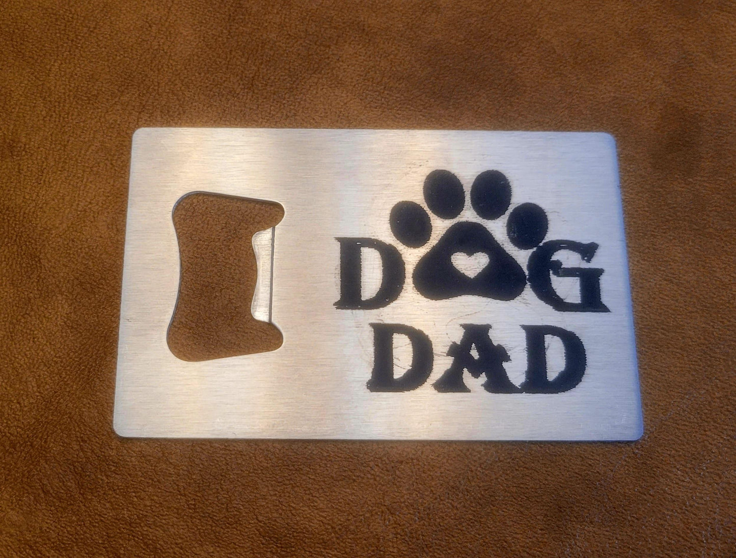 Sleek, durable, laser engraved Bottle Opener