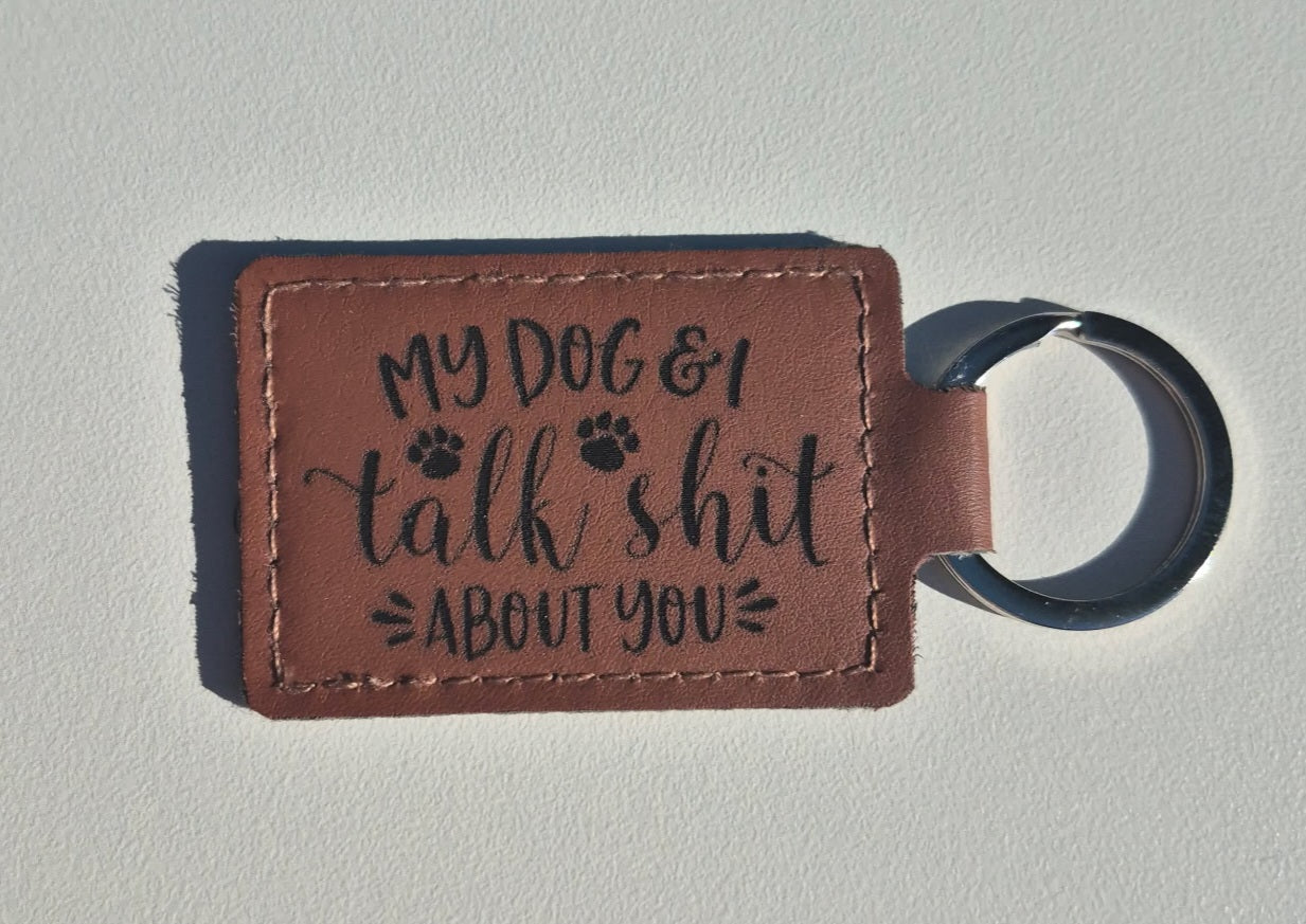 Leather Key Fob - Colored