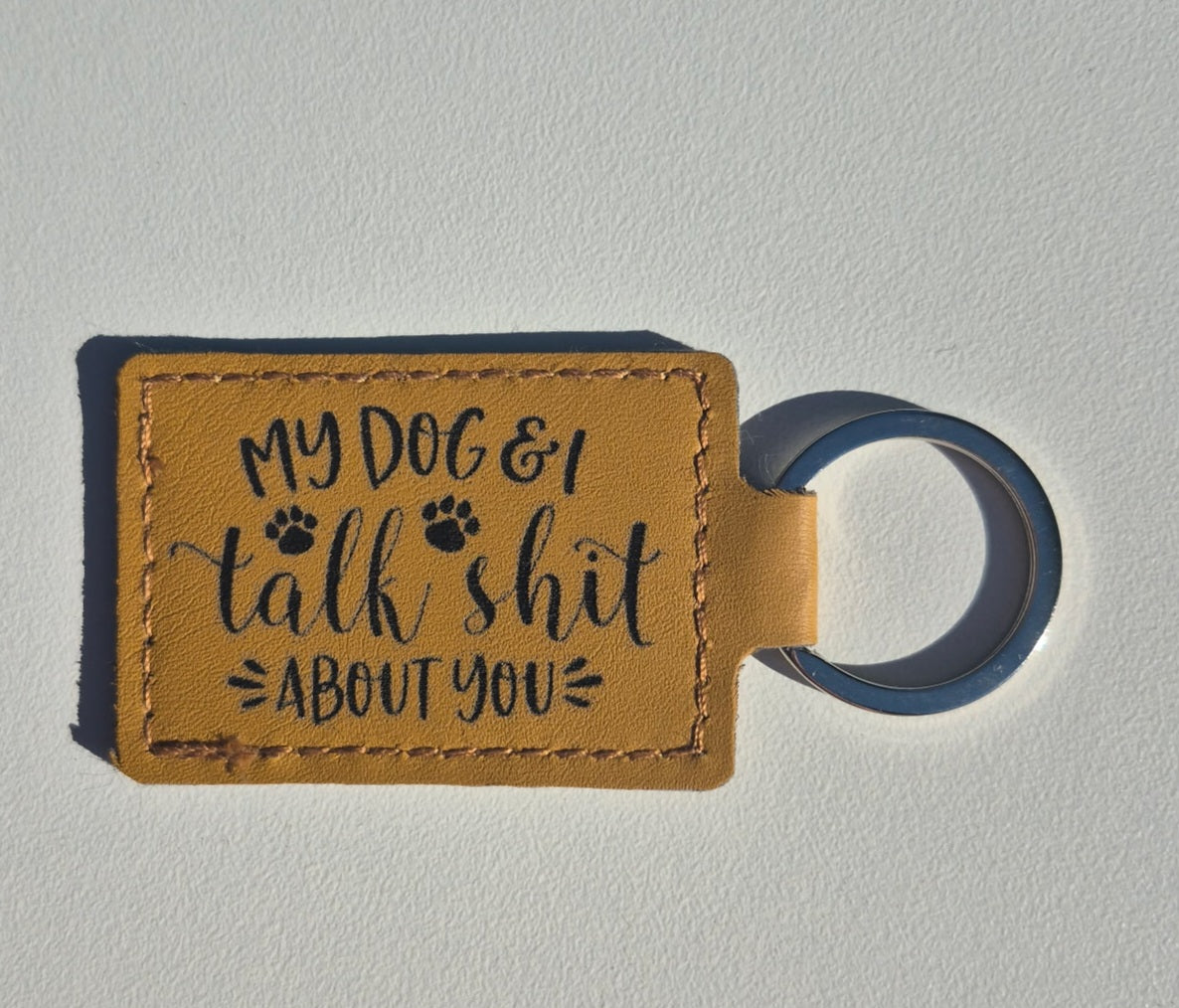 Leather Key Fob - Colored