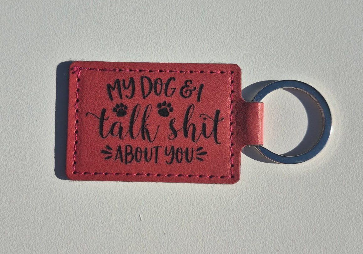 Leather Key Fob - Colored