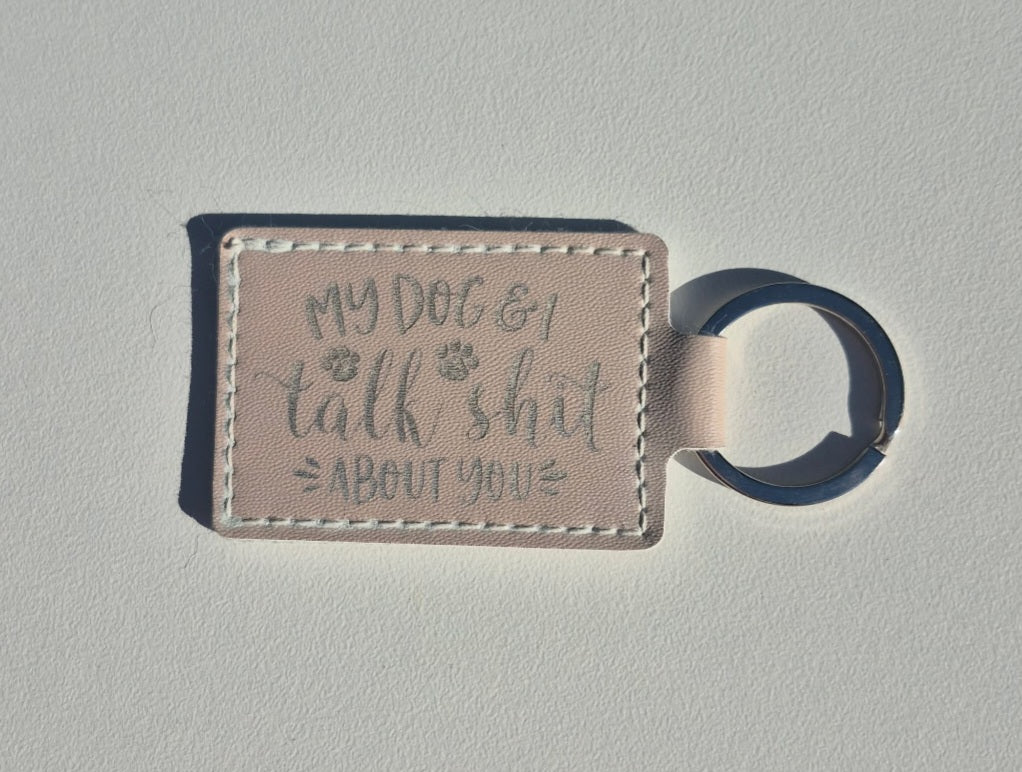 Leather Key Fob - Colored